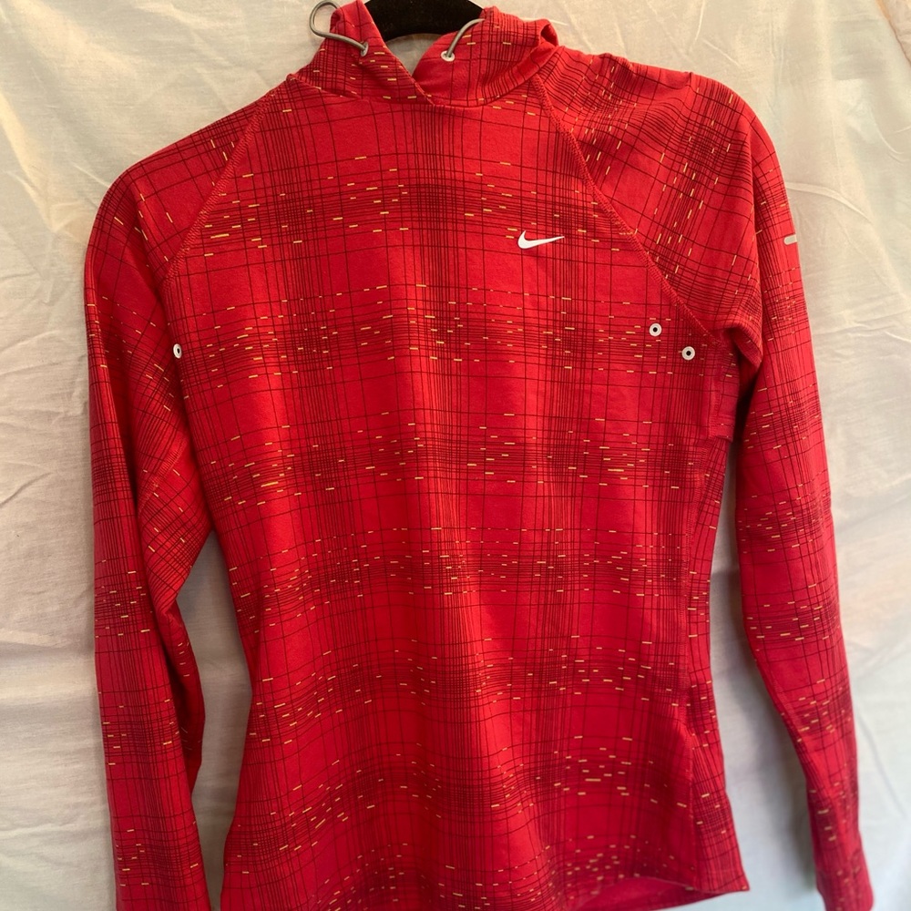 Red Nike pullover